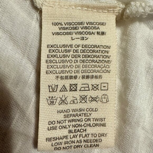 🎉😀CLEARANCE SALE!!!😀🎉 FREE PEOPLE Free Bird Embroidered Hi Lo Peasant Top - Picture 6 of 10